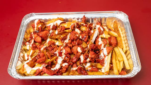 Chicken over Fries.