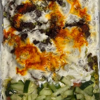 Falafel over rice