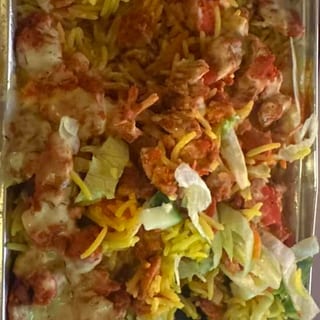 Chicken over rice
