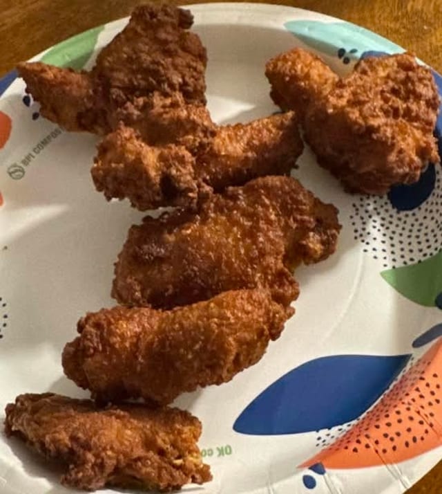 Chicken wings 6.