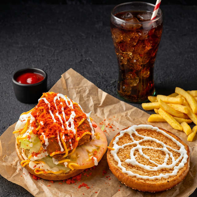 Royal Cheetos combo w fries/soda.
